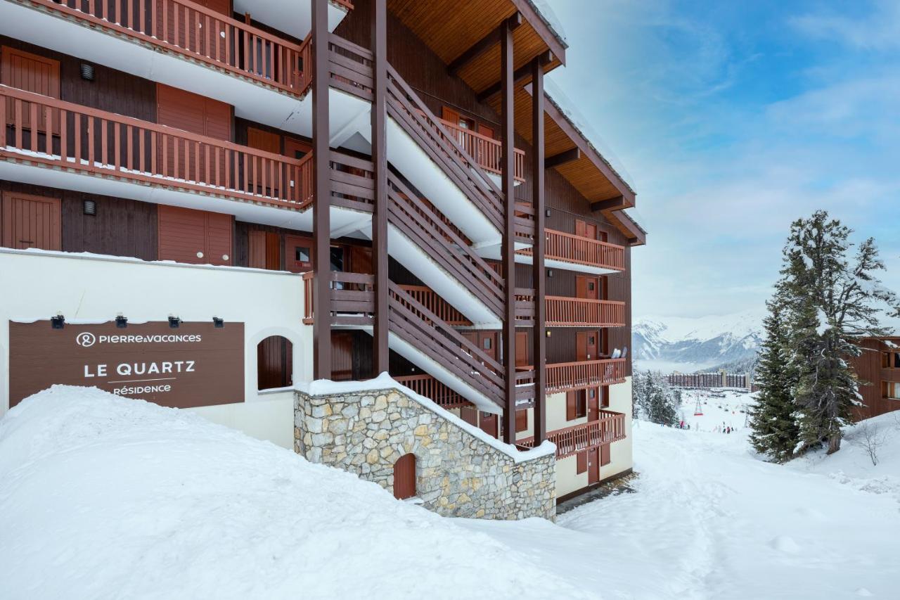 Résidence Pierre&Vacances Le Quartz La Plagne Exterior foto