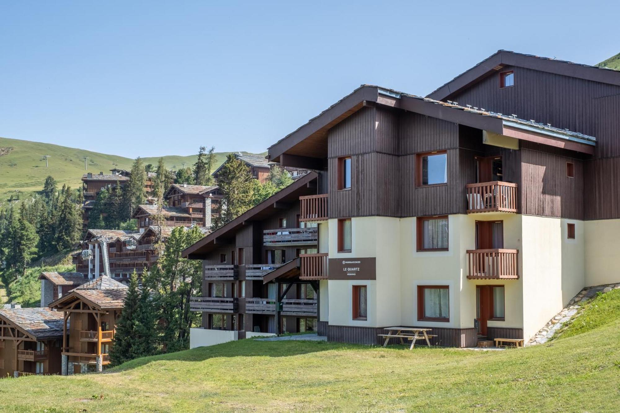 Résidence Pierre&Vacances Le Quartz La Plagne Exterior foto