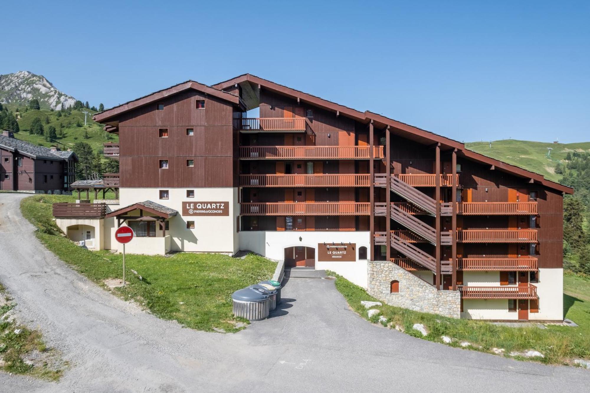 Résidence Pierre&Vacances Le Quartz La Plagne Exterior foto